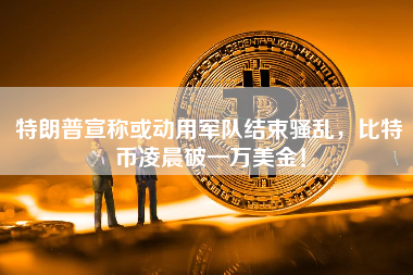 特朗普宣称或动用军队结束骚乱，比特币凌晨破一万美金！